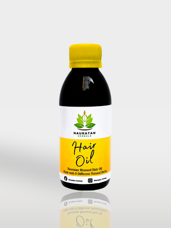 Organic Hair Care Bundle: Mustard Oil, Charcoal Shampoo & Nourishing Hair Mask for Growth & Repair